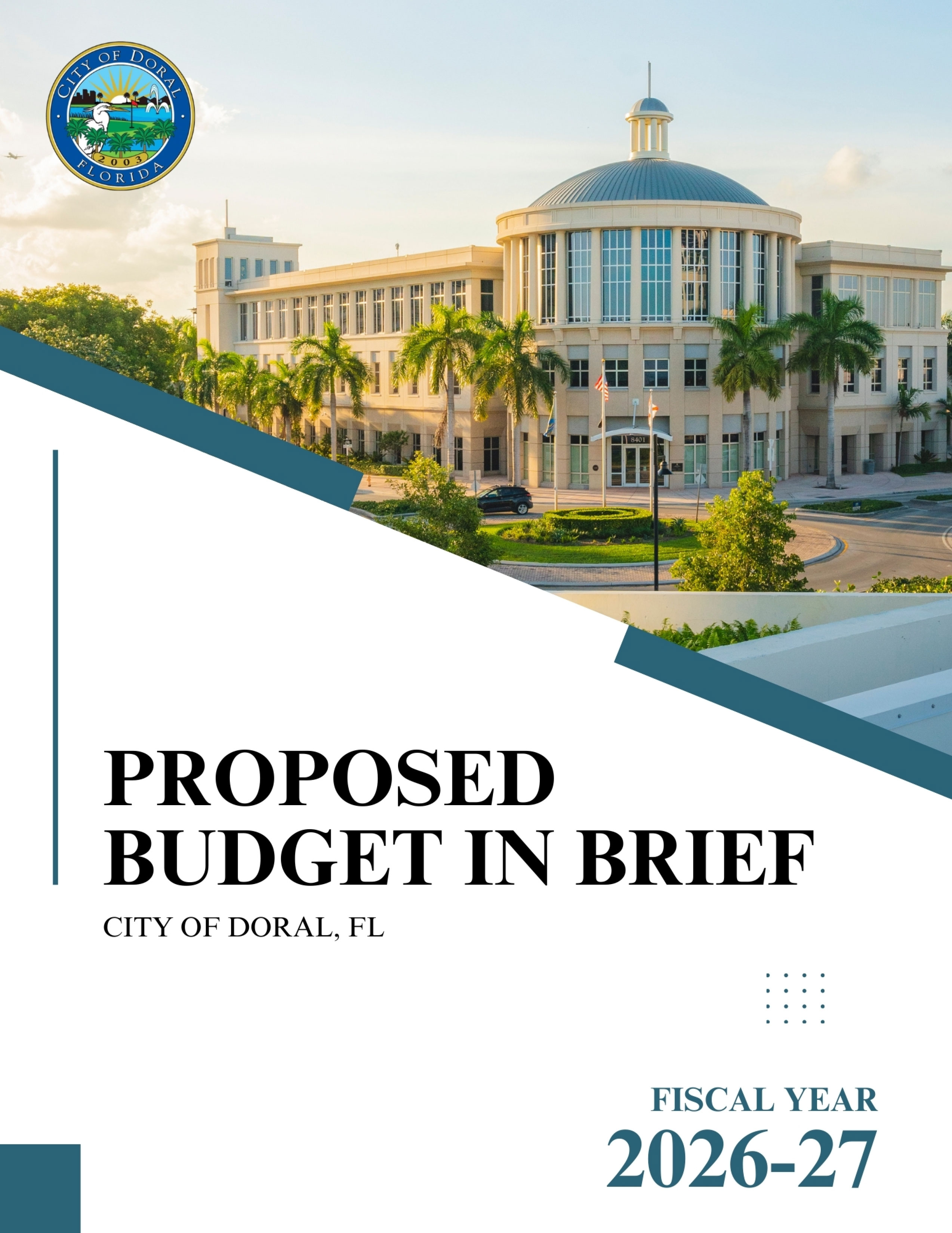 Adopted Budget in Brief FY2027 cover