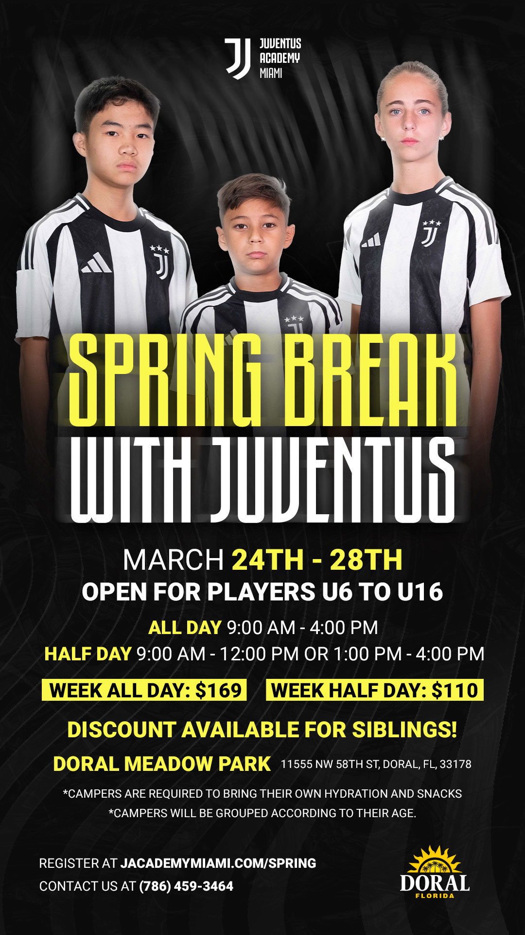 Juventus Spring Camp Flyer