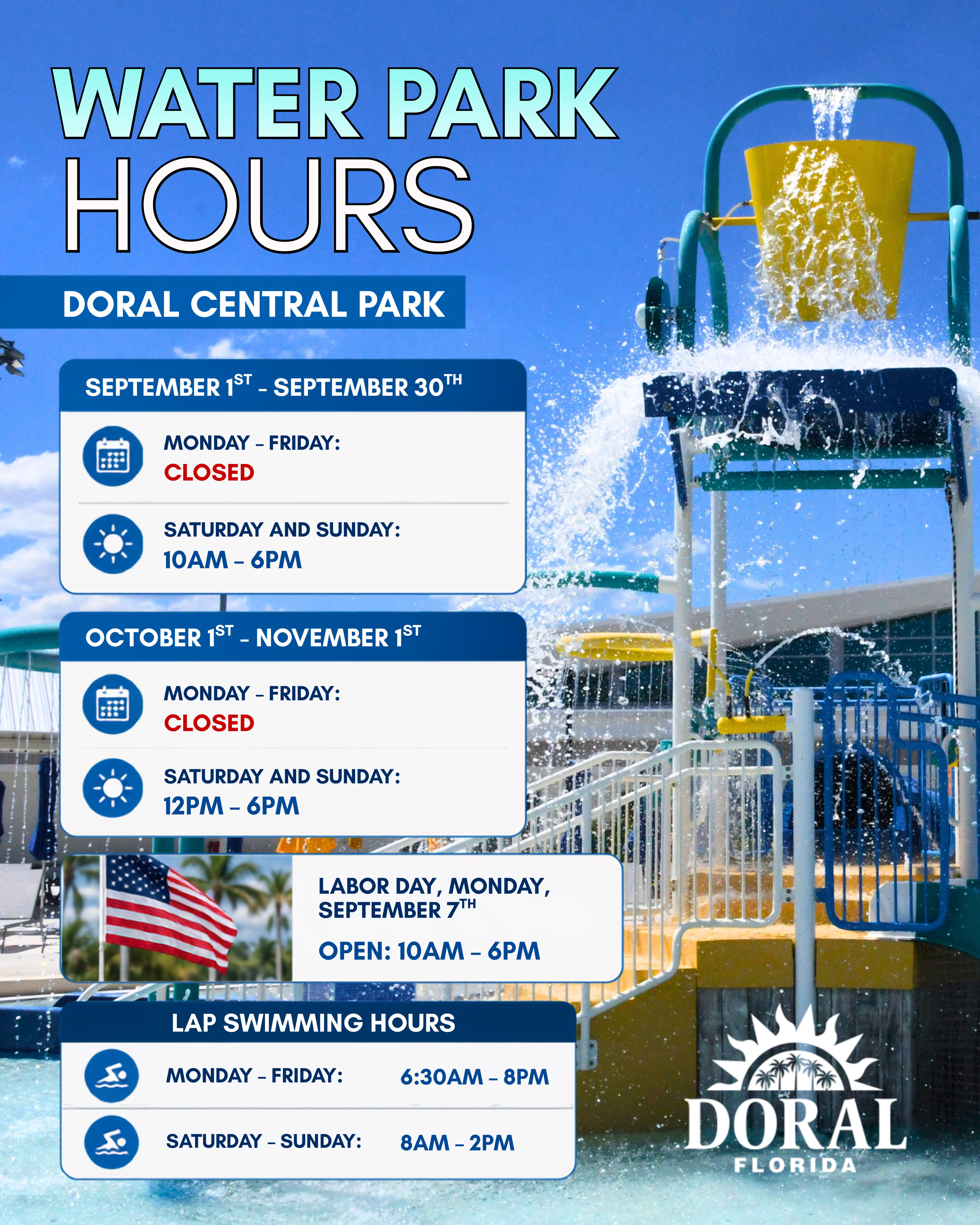Doral Central Park Hours