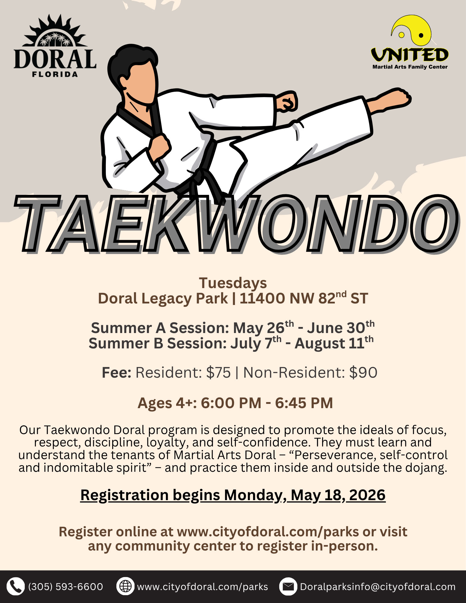 United Martial Arts Spring 2026