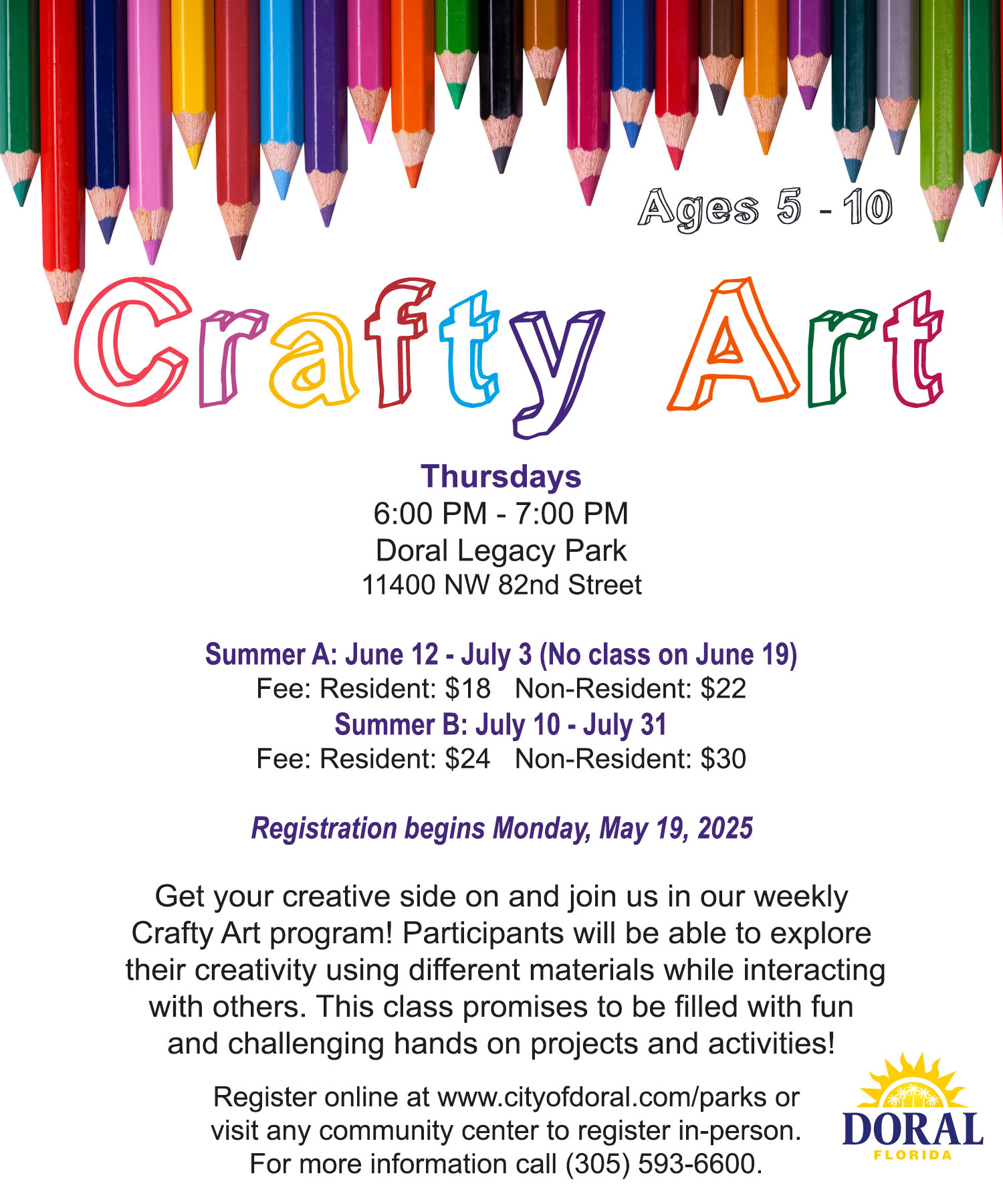 Crafty Art 2024 Fall Doral Meadow Park