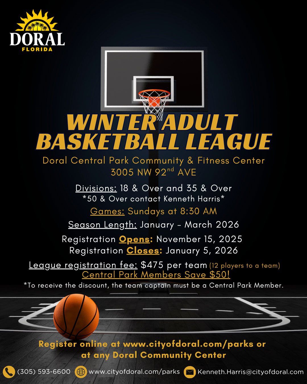 Adult Sports Programming Fall 2025