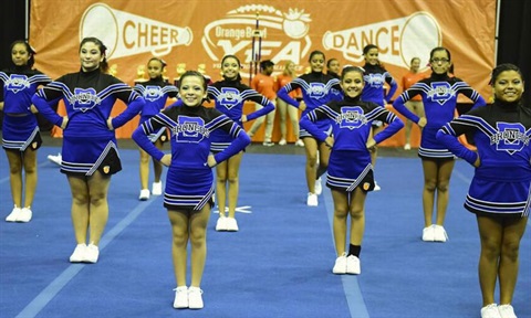 Youth Broncos Cheer Image