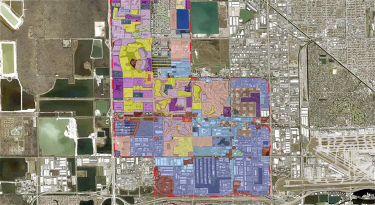 Official Zoning Map City Of Doral Official Zoning Map City Of Doral