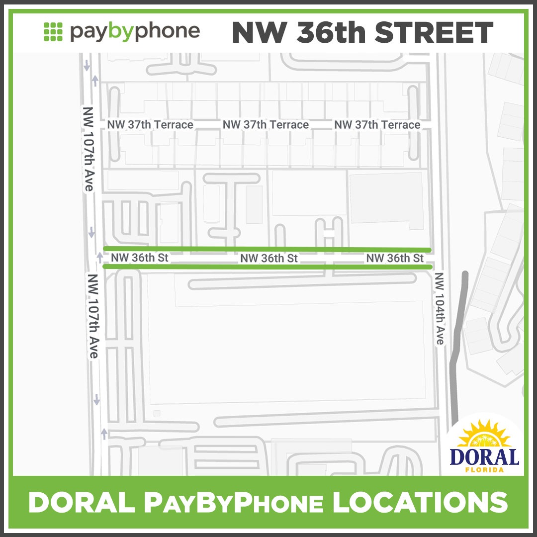 Doral MPA NW 36 Street Map