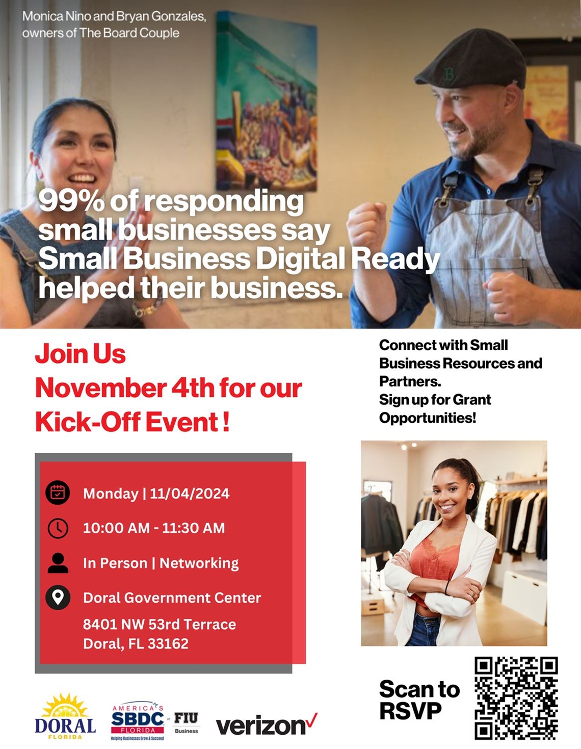 Florida SBDC at FIU Kick-off Event Flyer