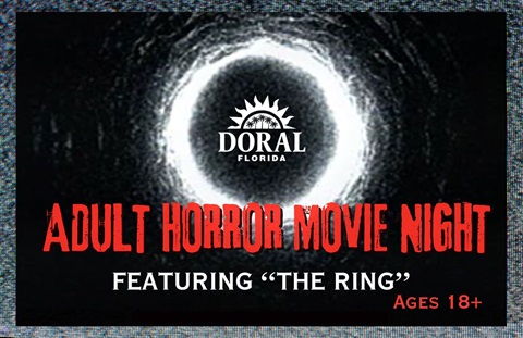 Adult Halloween Horror Movie Night The Ring Image