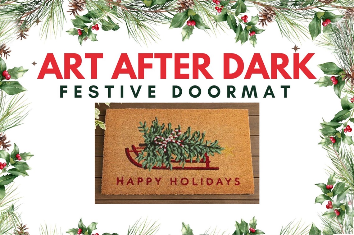 Art After Dark - Festive Doormat Image