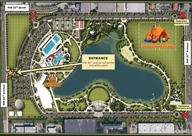 Doral Central Park Entrance Info