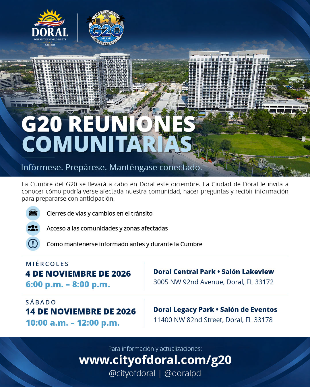 G20 Town Hall Flyer