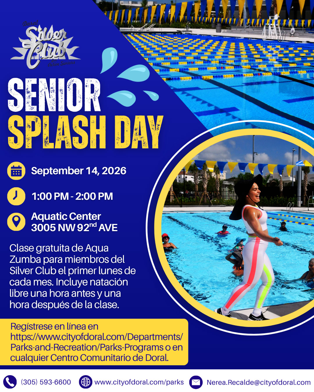 Splash Day Flyer Spanish