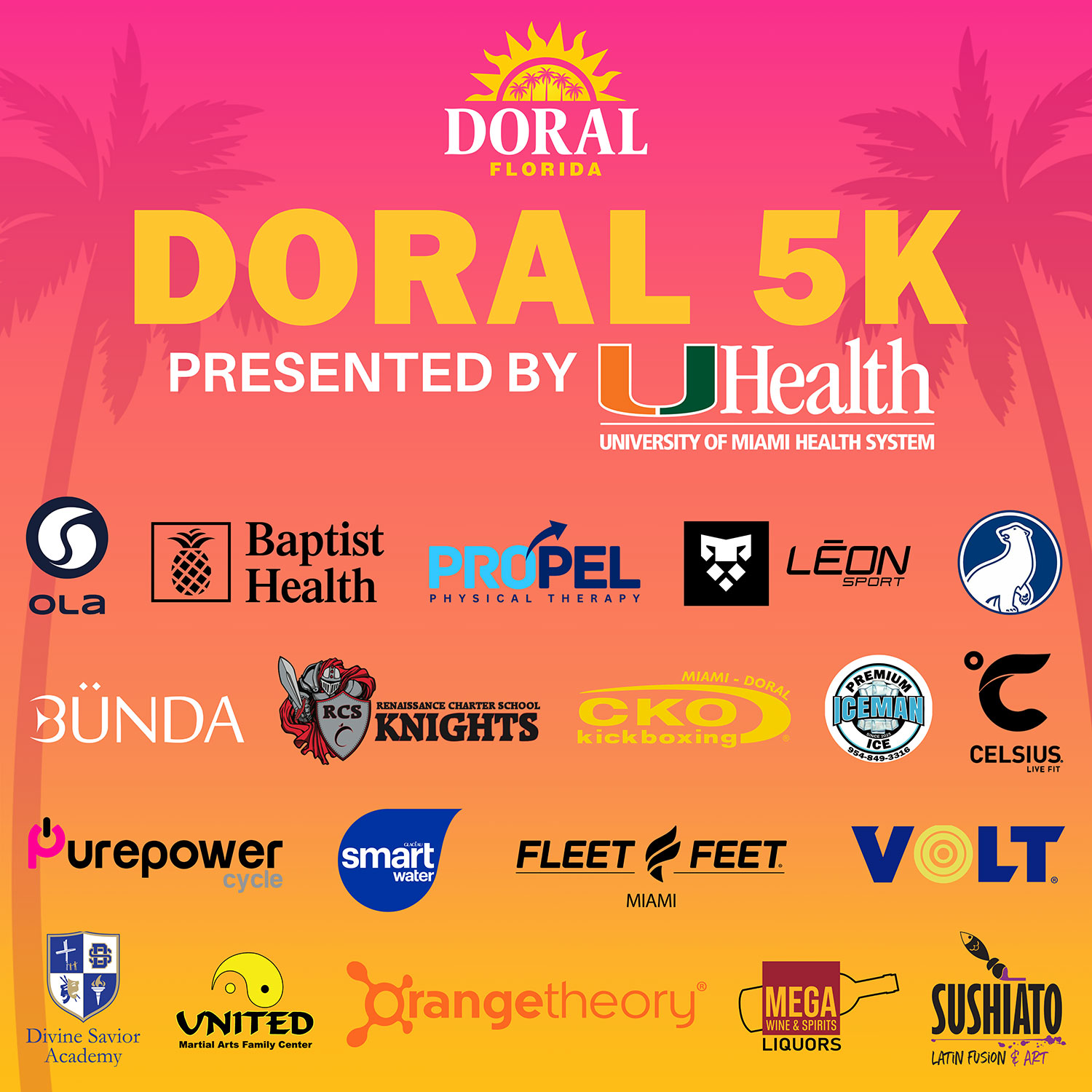 Doral 5K Sponsors