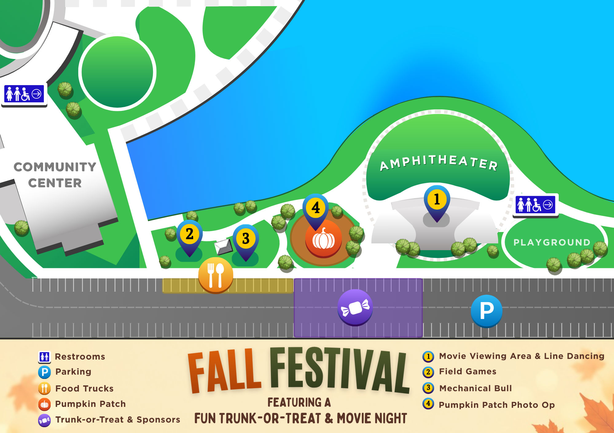 Fall Festival Site Map