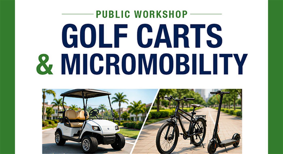 Golf Carts & Micromobility - Public Workshop