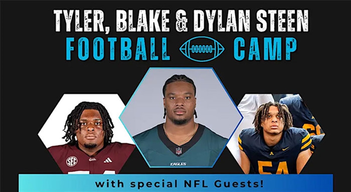 Tyler, Blake, & Dylan Steen Football Camp