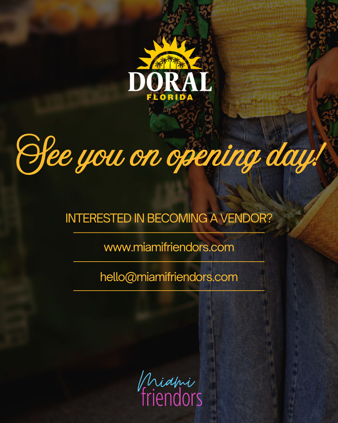 Doral's Seasonal Farmers Market Vendor