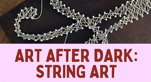 Art After Dark String Art Image