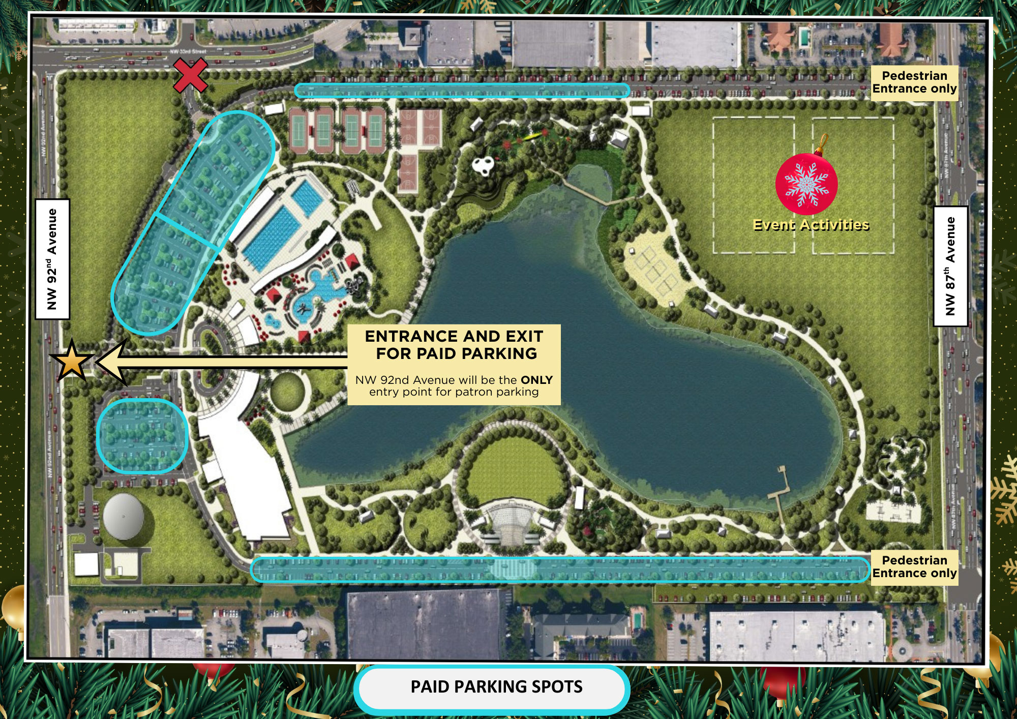 Holiday Celebration Arrival Details