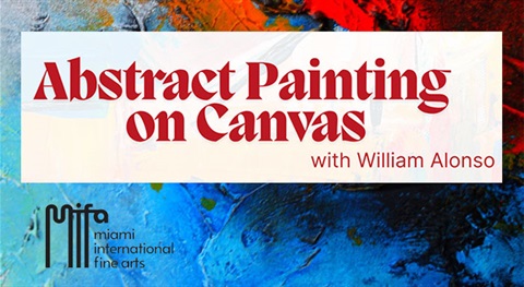 MIFA Abstract Painting on Canvas with William Alonso Image