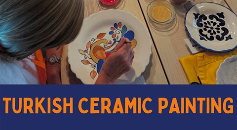 Turkish Ceramic Painting Image