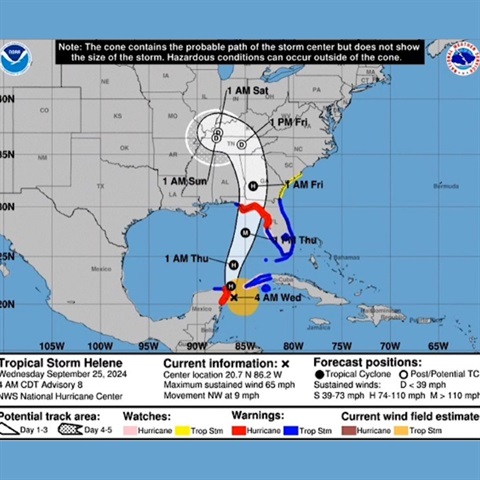 Tropical Storm Helene