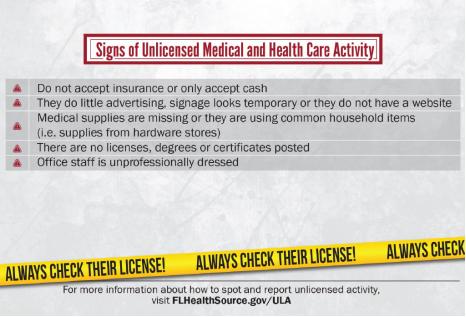 Unlicensed Medical Healthcare