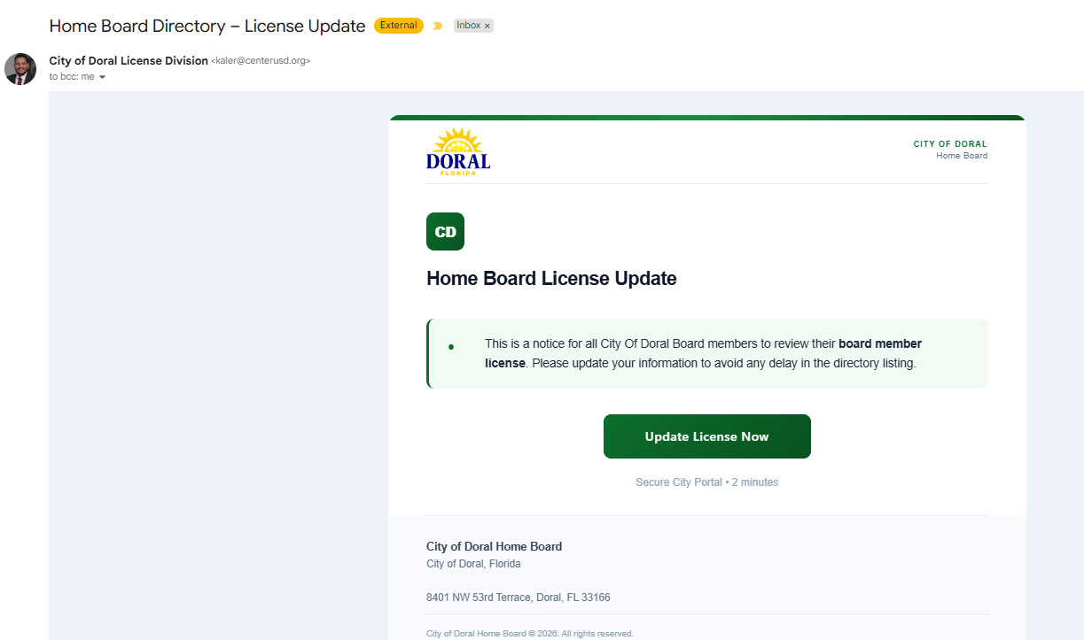 Scam Email
