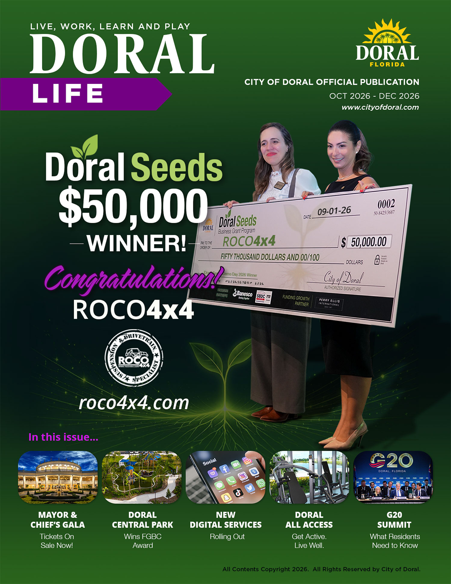 Doral Life Fall 2026 cover