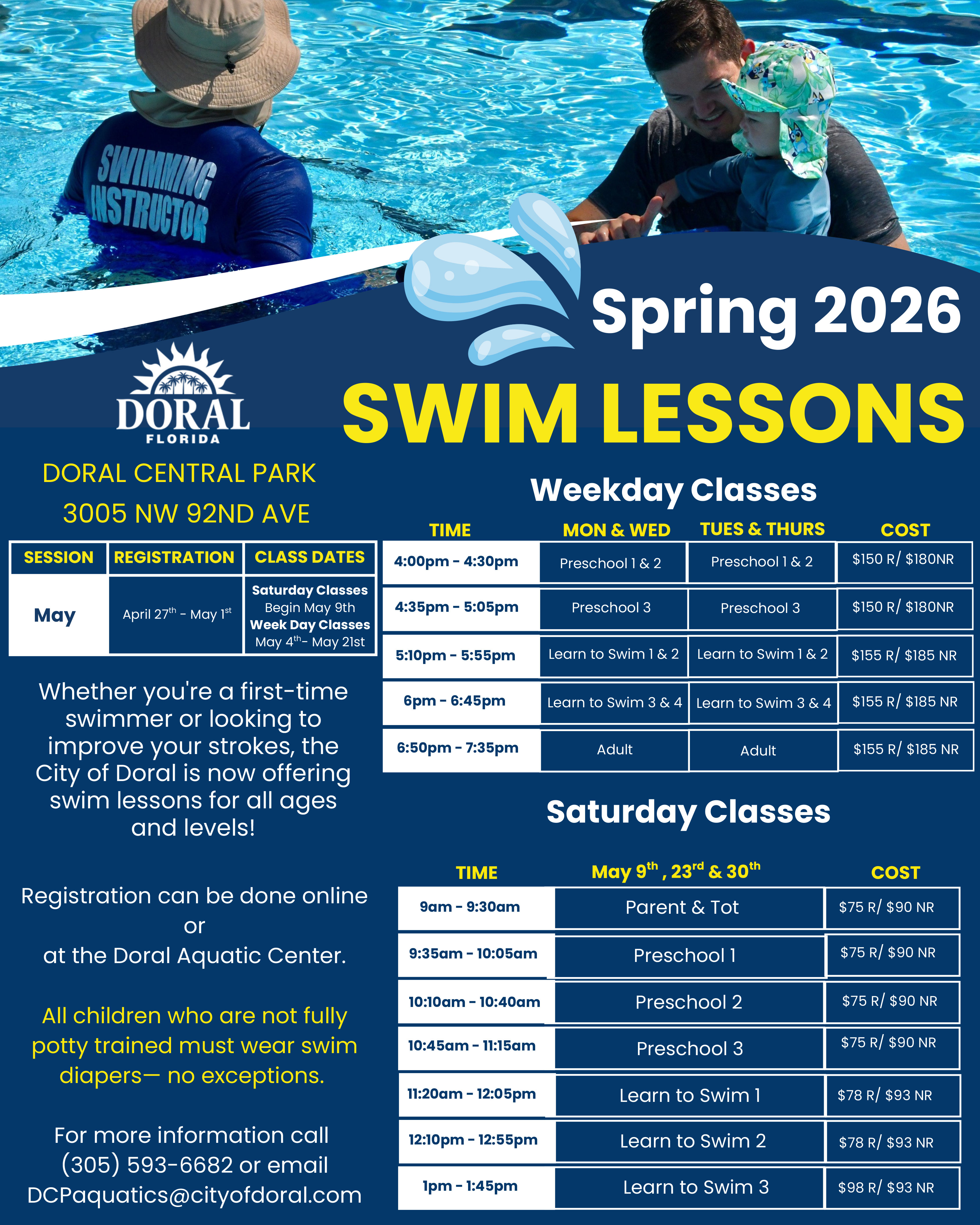 Fall 2025 Swim Lessons
