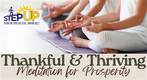 Thankful and Thriving Meditation for Prosperity Image