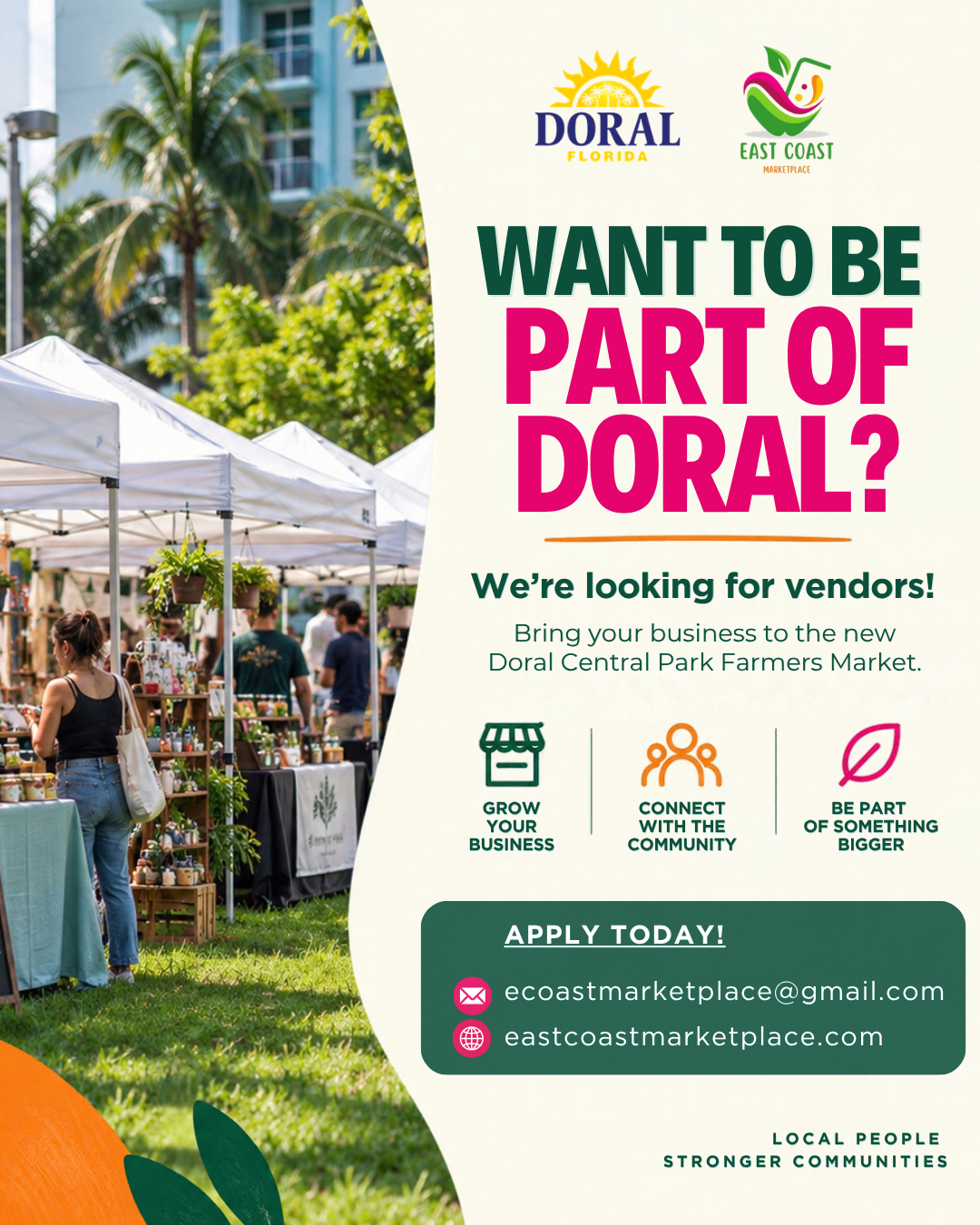 Doral's Seasonal Farmers Market Vendor