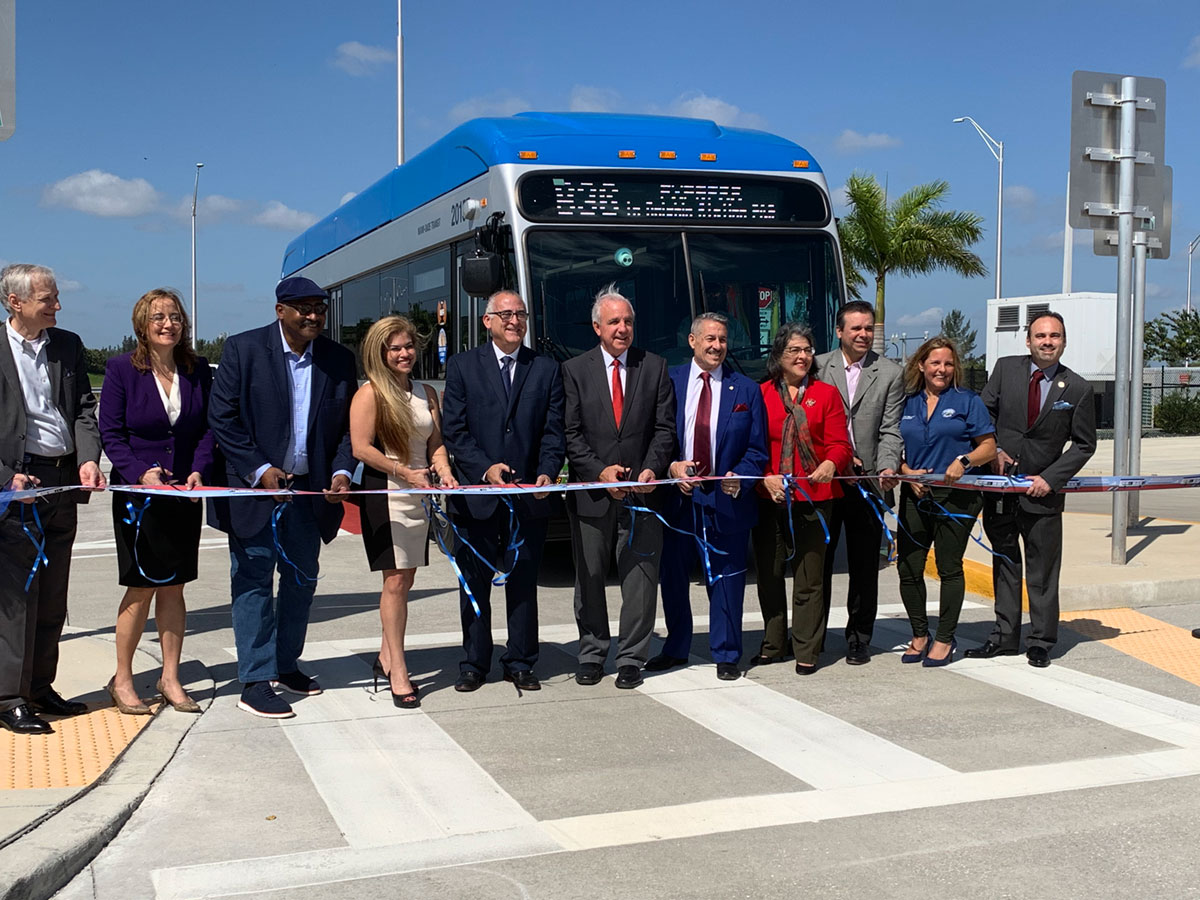 New Dolphin Station Park and Ride Opens Near Doral