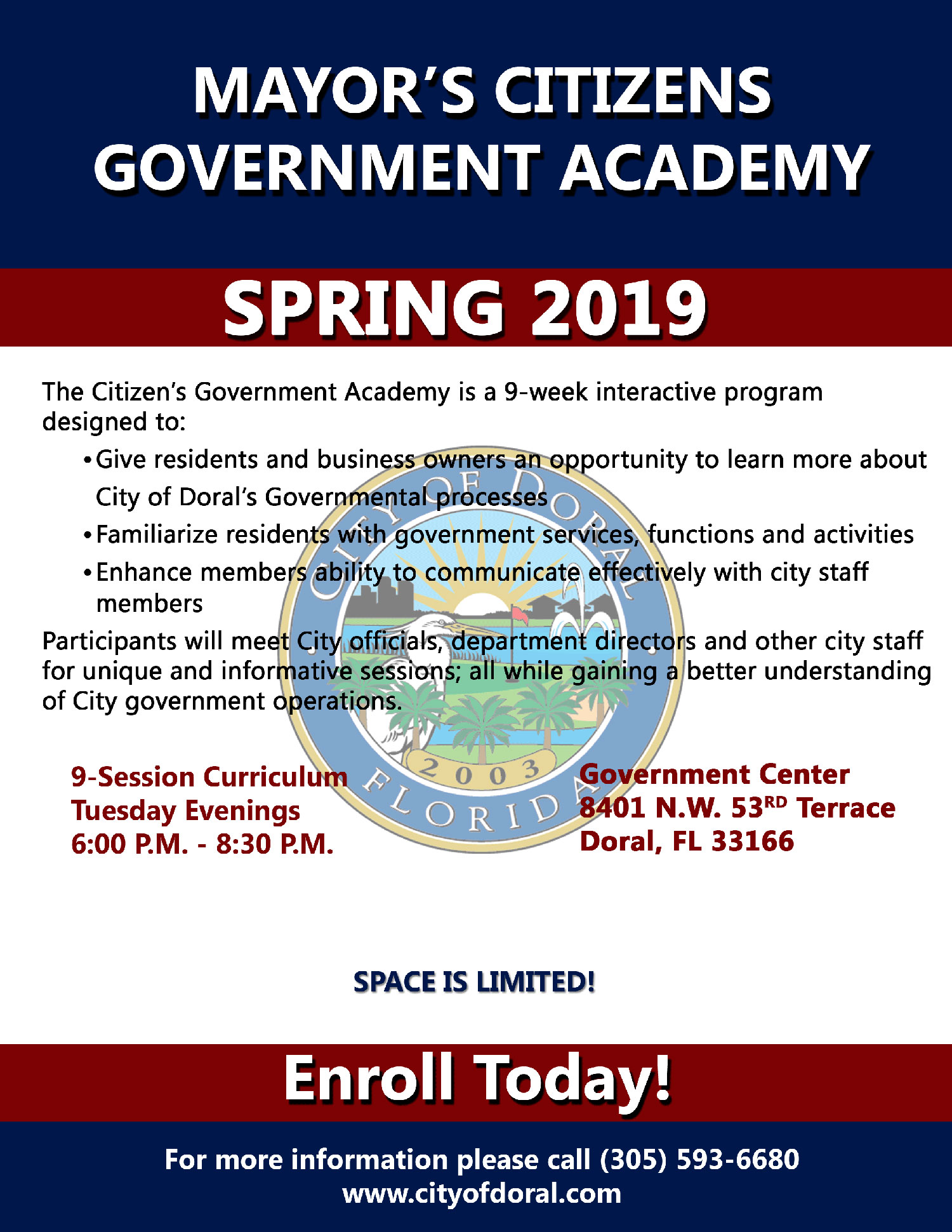 Mayor's Government Citizens Academy